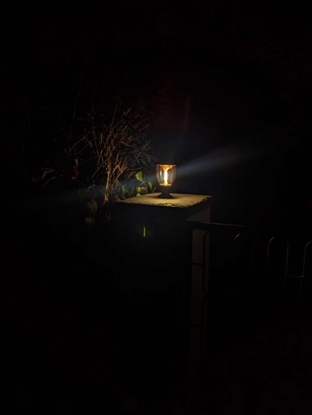 Tapetum Gate Light Volcano Series — real installation photo